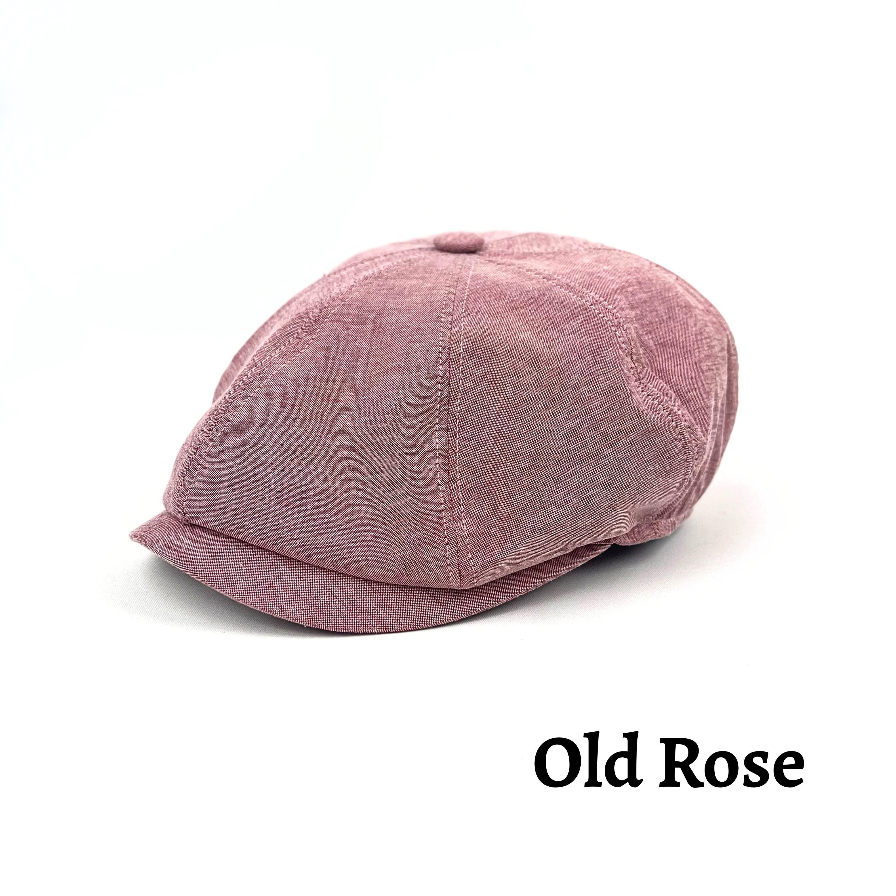 Black Linen Newsboy Cap: Handmade Vintage Style Gatsby Hat  display picture 3
