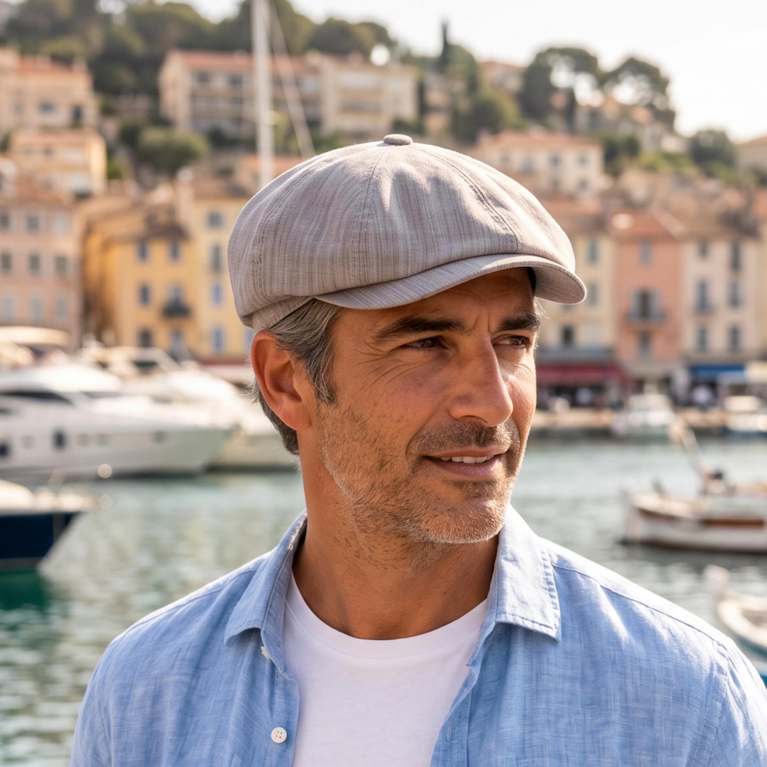 Linen 8-panel Newsboy Cap: Lightweight Gatsby Hat, Vintage Style