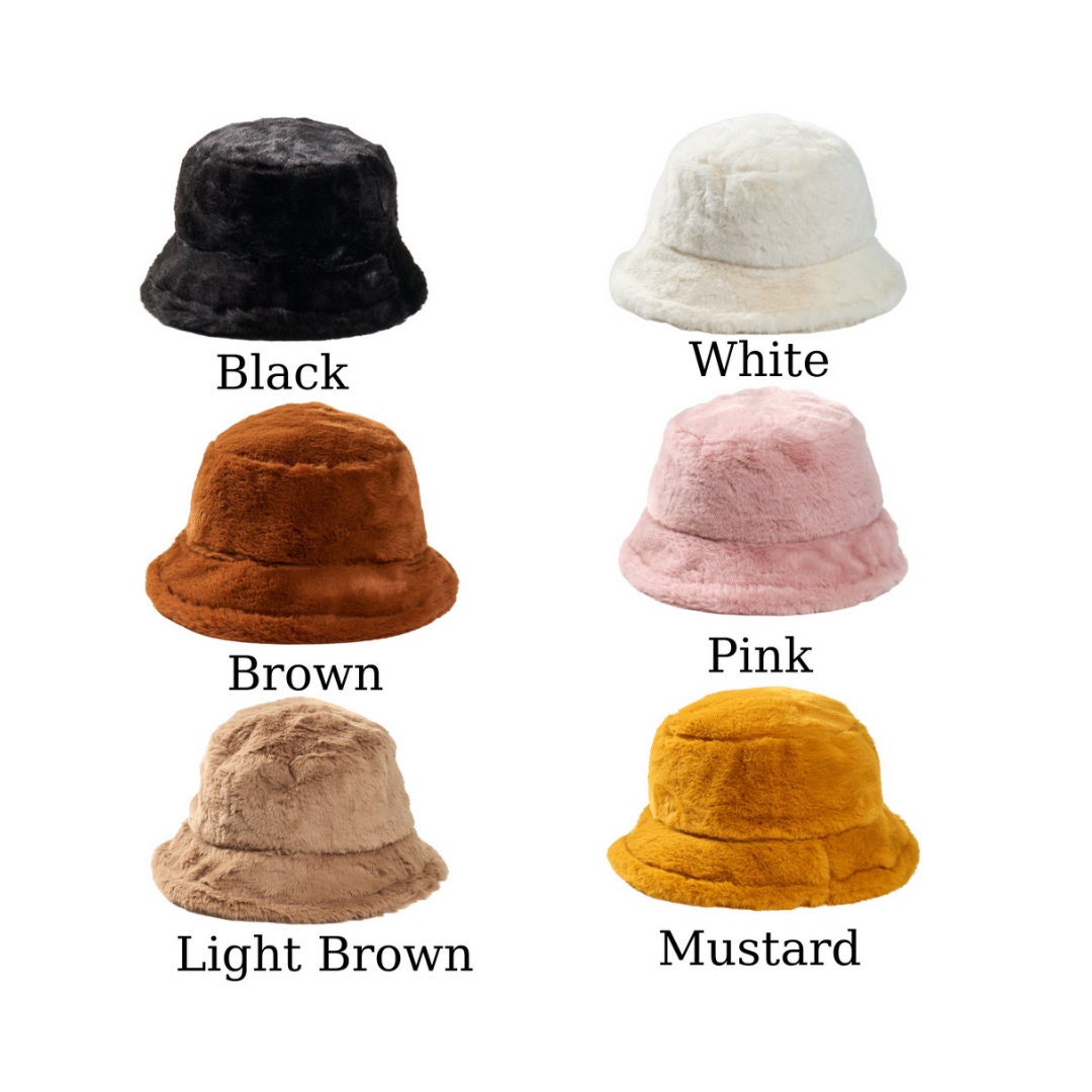Braxton Women  Winter Plush Faux Fur Fluffy Sherpa Bucket Hats il_340x270.6331025798_c9xu.jpg main image 4