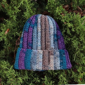 Hand Knit Beanie,Warm Caps,Multicolor Beanie, Boho Beanie,Cozy Chunky knit,Funky Beanie,Unisex Beanie,Winter Beanies,Fisherman Skull Cap,