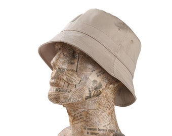 Cotton Summer Bucket Hat: Beach Sun Protection