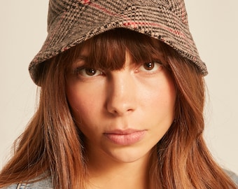 Camel Quilted Wool Bucket Hat: Winter Fashion - Etsy display picture 3