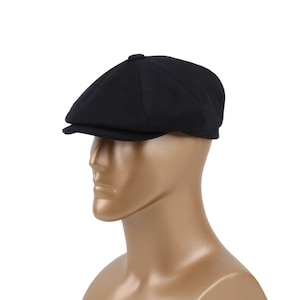 Black Newsboy Cap,Wool ,Wool cap, Flat Cap,Peaky Blinders Hat,Baker Boy Man Hat, ,Gatsby Hat,Men Christmas Gift,Gatsby