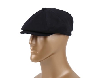 Gorra de lana estilo Newsboy hecha a mano: Sombrero estilo Gatsby vintage