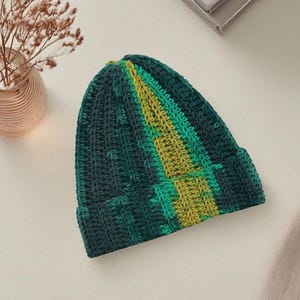 Hand Knit Beanie,Warm Caps,Multicolor Beanie, Boho Beanie,Cozy Chunky knit,Funky Beanie,Unisex Beanie,Winter Beanies,Fisherman Skull Cap,