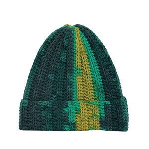 Hand Knit Beanie,Warm Caps,Multicolor Beanie, Boho Beanie,Cozy Chunky knit,Funky Beanie,Unisex Beanie,Winter Beanies,Fisherman Skull Cap,