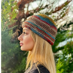 Gorro de pescador de ganchillo hecho a mano: gorro unisex