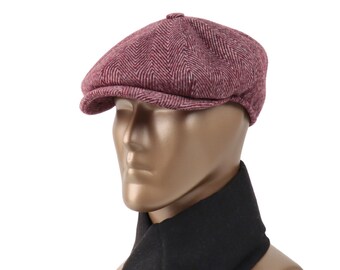 帽子 TheThreeRobbers BB CAP WOOL burgundy TheThreeRobbers BB CAP WOOL burgundy（Beanie Style Cap）