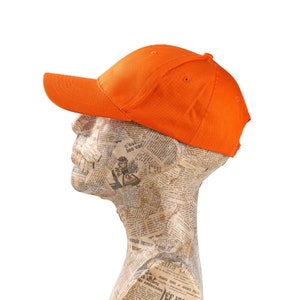 Orange  Baseball Cap, Summer Baseball Cap,Adjustable Cotton Cap, Unisex cap,Woman Cotton Hat,Man Cotton Baseball Cap,Sun protection hats,Cap