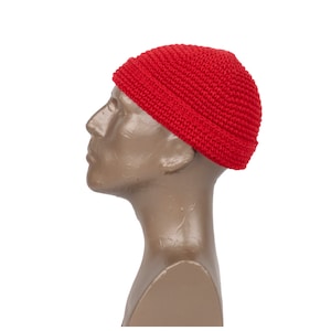 Gorra Docker, Gorro de pescador, Gorra, Gorro de calavera, Gorro para hombre, Gorros unisex, Gorra hecha a mano, Regalo del Día del Padre, Gorros para hombre, Crochet hecho a mano