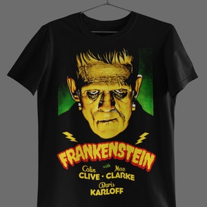 Frankenstein movie poster T-shirt