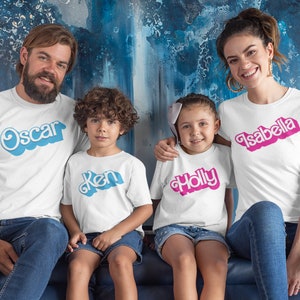 Barbie Camiseta gráfica con logotipo para niñas pequeñas y grandes