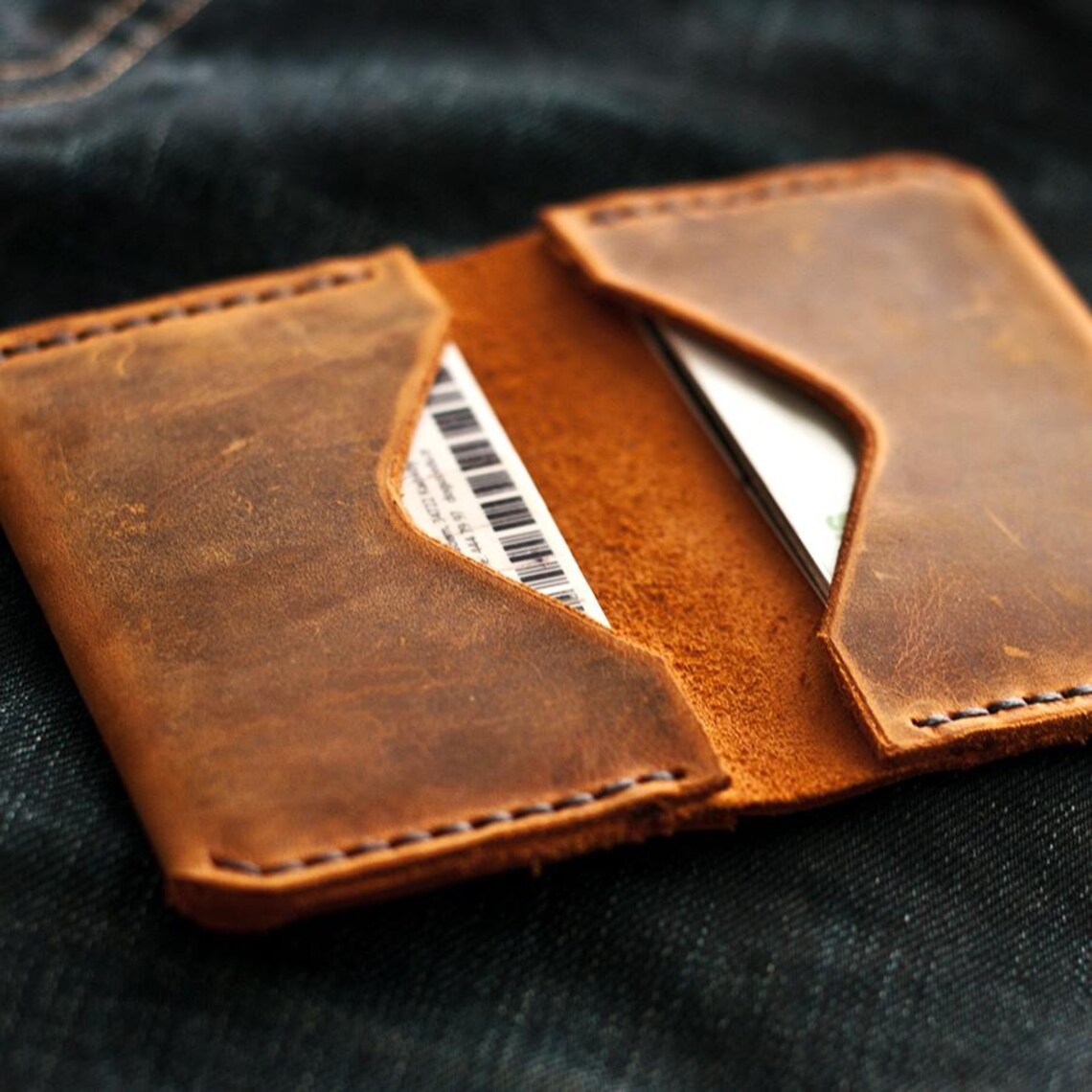 Minimalist Leather Wallet Pattern PDF, Slim Leather Wallet Pdf, Leather ...