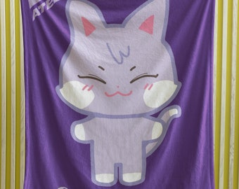 Personalized  Sandeoki Ateez Blanket, kpop ateez merch, ateez member, ateez world tour, ateez the fellow, aniteez characters, ateez aniteez