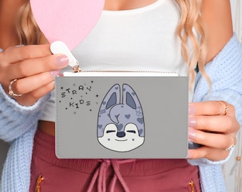 Personalized Skzoo WolfChang Mini Clutch Bag, skzoo bag, Skz Kpop Wolfchan, Aesthetic Kpop Gifts, Skzoo Bag for Stay, Stray Kids Merch Ideas