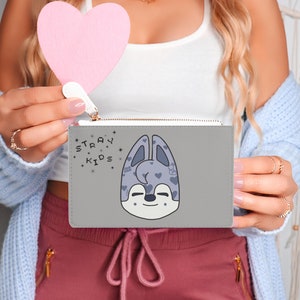 Personalized Skzoo WolfChang Mini Clutch Bag, skzoo bag, Skz Kpop Wolfchan, Aesthetic Kpop Gifts, Skzoo Bag for Stay, Stray Kids Merch Ideas