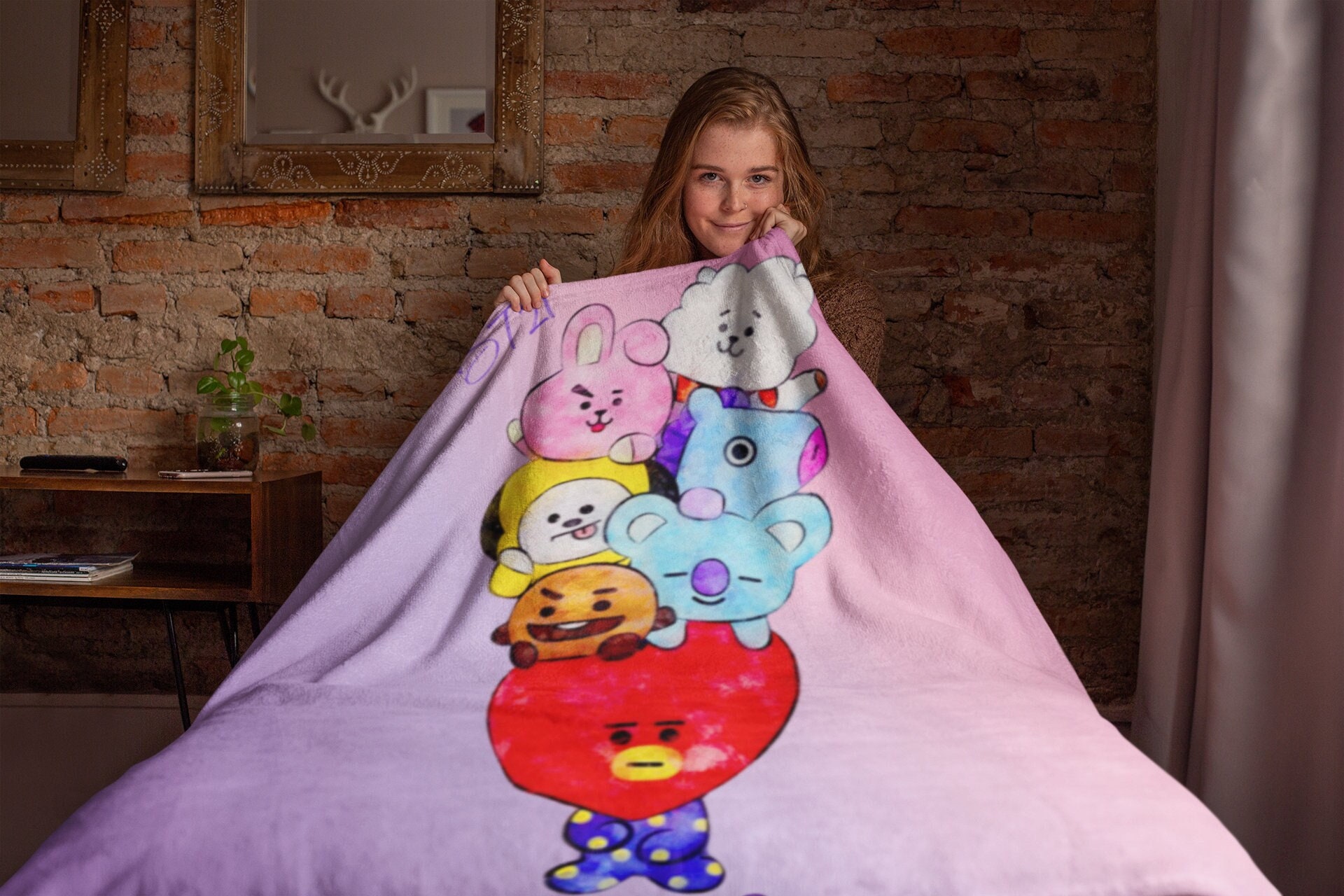 Bt21 skirt blanket shop