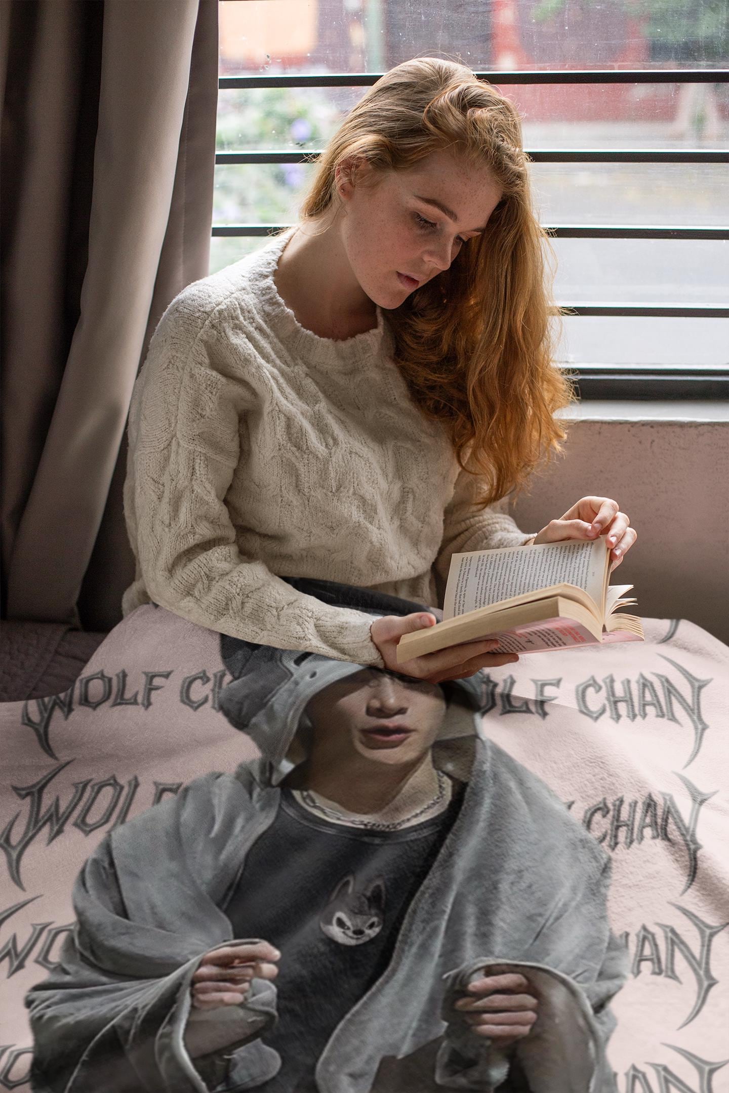 Stray Kids Blanket With Bang Chan & Wolf Chan, Custom SKZOO Kpop