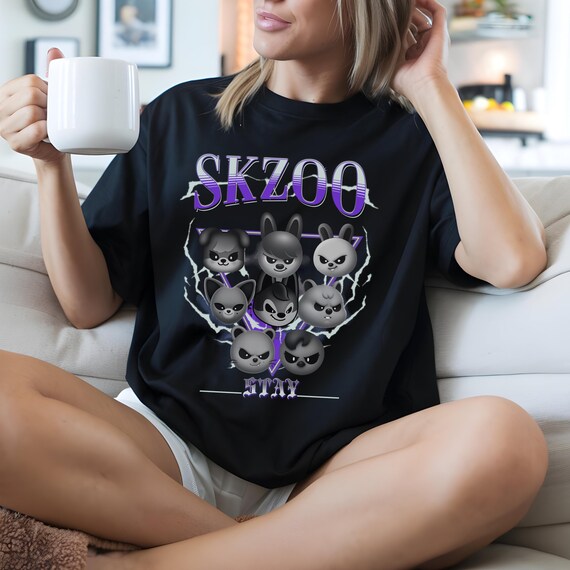 Evil SKZOO T-shirt, Stray Kids Dominate World Tour 2025, Wolf Chan