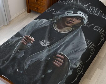 Stray Kids Blanket With Bang Chan & Wolf Chan, Custom SKZOO Kpop