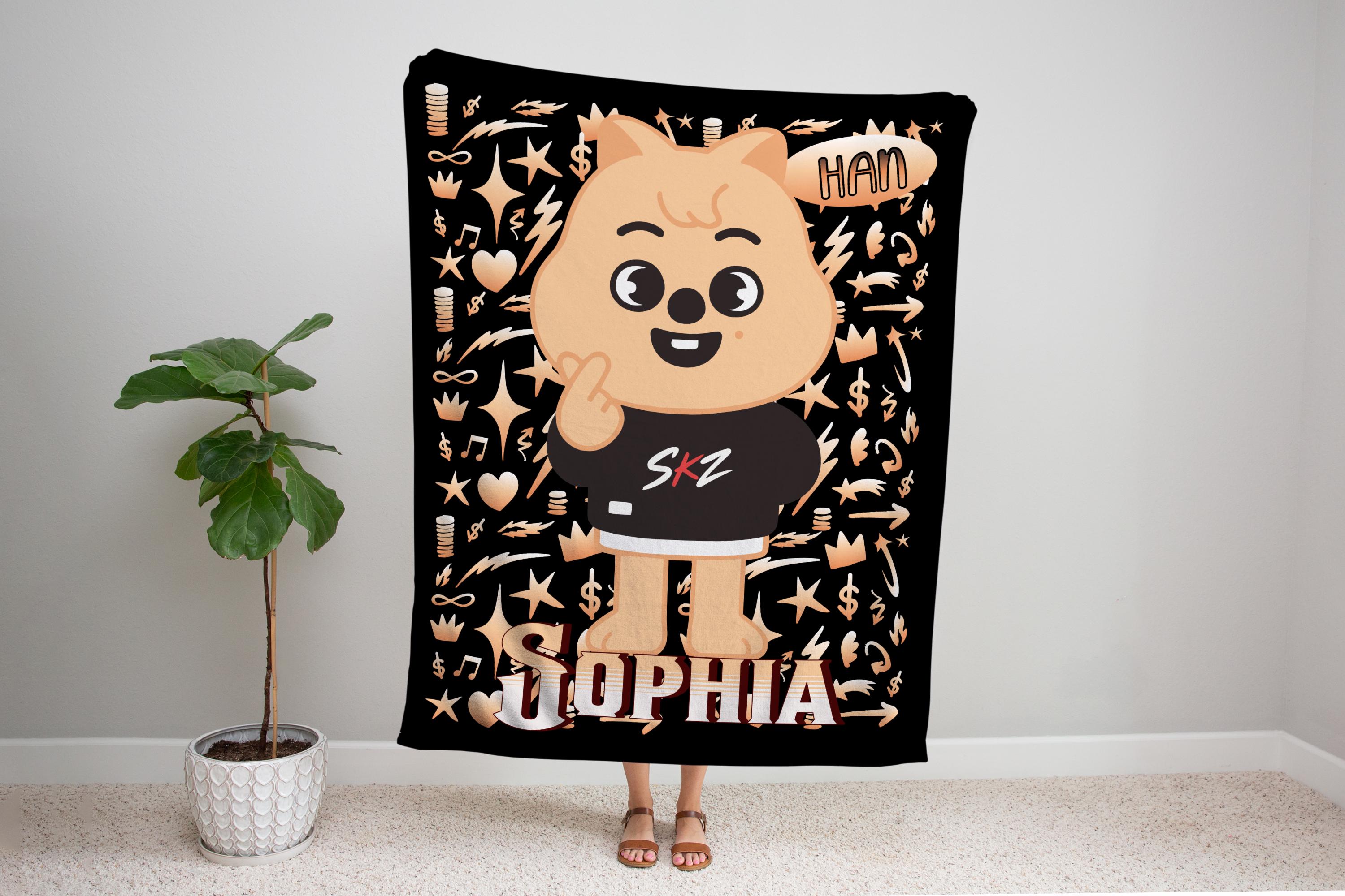 Stray Kids Skzoo Blanket - Etsy