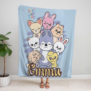 Stray Kids Blanket Felix Bbokari - Etsy