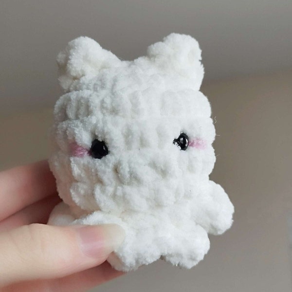 Peluche poulpe au crochet, peluche chat au crochet, amigurumi poulpe, amigurumi chat