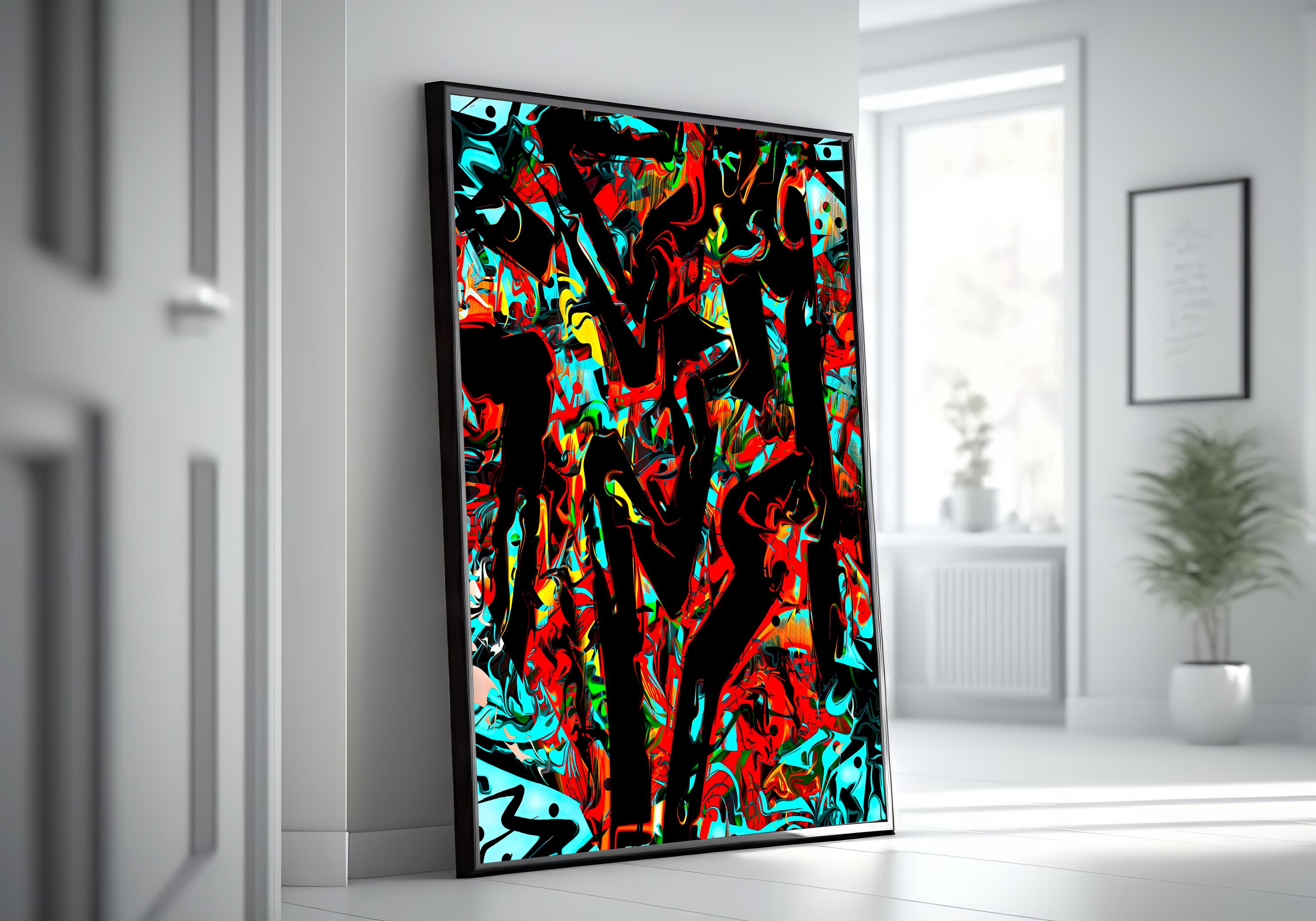 Digital Art Printable Wall Art Abstract Instant Digital Download Print ...