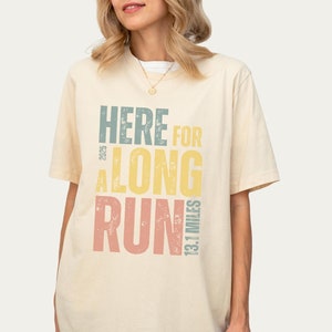 Half Marathon 2025 Runner Shirt, Gifts for Runners, Unisex Half Marathon Training T-shirt, Marathoner Gifts, Funny Runner 13.1 Miles T-shirt