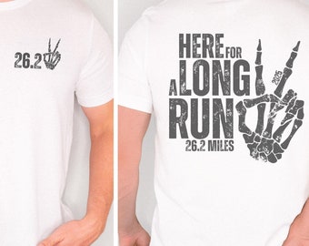 Marathon Runner Shirt, Gifts for Runners, Unisex Marathon Training T-shirt, Funny Runner Tee, Marathoner  26.2 Miles 2025 Running Mens Shirt