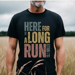 Half Marathon 2025 Runner Shirt, Gifts for Runners, Unisex Half Marathon Training T-shirt, Marathoner Gifts, Funny Runner 13.1 Miles T-shirt