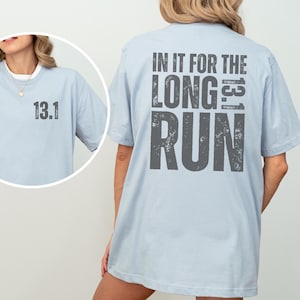Custom Half Marathon 13.1 Shirt, Running Gifts, Personalised Half Marathon Running Motivation T-shirt, Half Marathon 13.1M Runner Unisex Tee