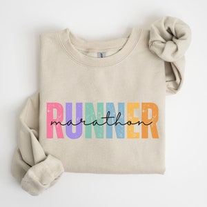 Marathon Runner Shirt, Gifts for Runners, Marathon Training Sweatshirt, Cute Marathoner Jumper, 26.2 Miles 2025 Jumper, Runner Gift for Her
