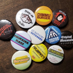 BRANDS 1 inch Button Pins - 11 types - Metalocalypse, Dethklok
