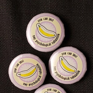 Banana Sticker 1 inch Button Pins - Dethklok, Metalocalypse