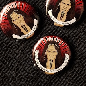 Magnus Hammersmith 1 inch Button Pins - Metalocalypse, Dethklok