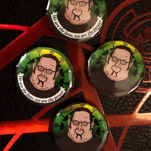 Edgar Jomfru 1 inch Button Pins - Metalocalypse, Dethklok
