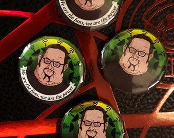 Edgar Jomfru 1 inch Button Pins - Metalocalypse, Dethklok