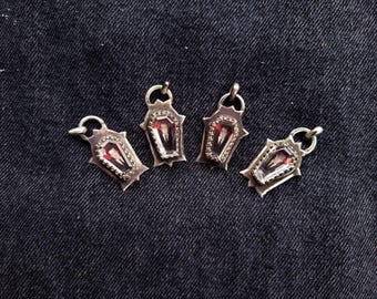 Dead Man charm v2 - Quartz in Sterling silver - Charles Offdensen Metalocalypse