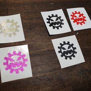 GEAR/Klokateer vinyl sticker 1 inch - Metalocalypse, Dethklok