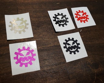 GEAR/Klokateer vinyl sticker 1 inch - Metalocalypse, Dethklok