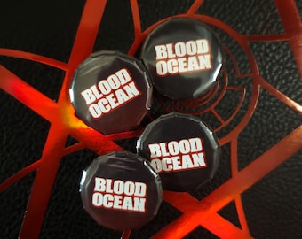 Blood Ocean - 1 inch Button Pins - Metalocalypse, Dethklok