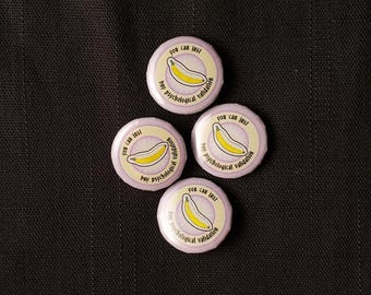 BANANA STICKER 1 inch Button Pins - Metalocalypse, Dethklok