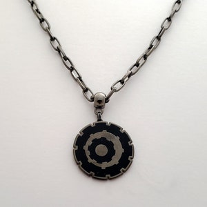 Hard Enamel Gear Necklace