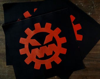 Large GEAR patch - screenprinted Dethklok/Metalocalypse back patch