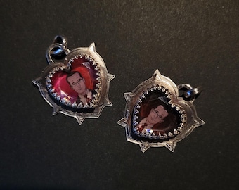 Charles Offdensen Heart Pendant - Quartz in Sterling silver - Dethklok Metalocalypse