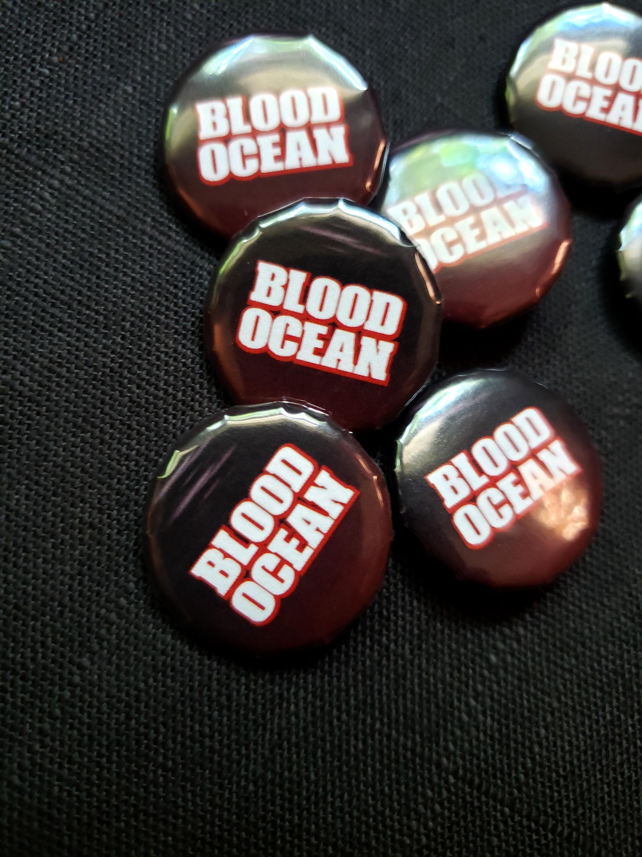 BLOOD OCEAN 1 inch Button Pins - Metalocalypse, Dethklok