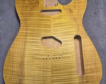 Custom Telecaster Body - Figured Maple Top, Mahogany Core, Other Woods Available