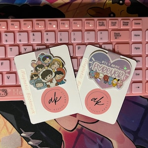 BTS BT21 forever army magnetic bookmarks * BTS Bookmark