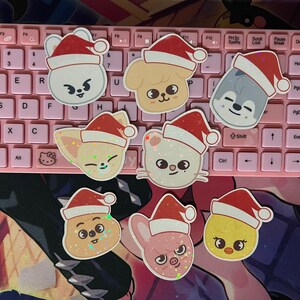 Skzoo Christmas Holographic Stickers * Stray Kids